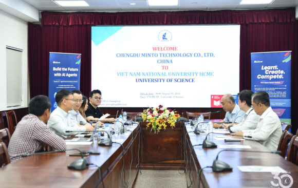 VNUHCM–UNIVERSITY OF SCIENCE DISCUSSES COOPERATION WITH CHENGDU MINTO TECHNOLOGY
