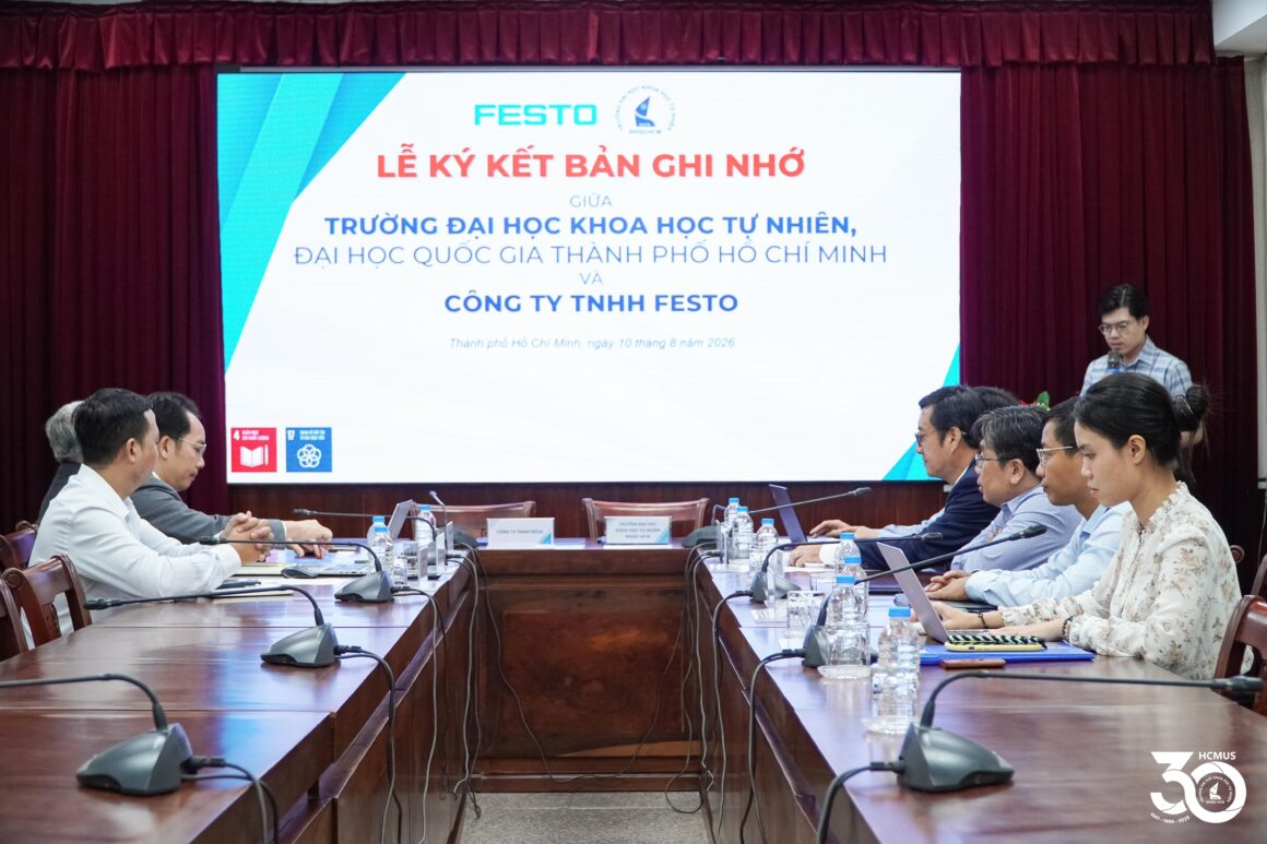 VNUHCM–UNIVERSITY OF SCIENCE AND FESTO SIGN COOPERATION AGREEMENT IN THE SEMICONDUCTOR SECTOR