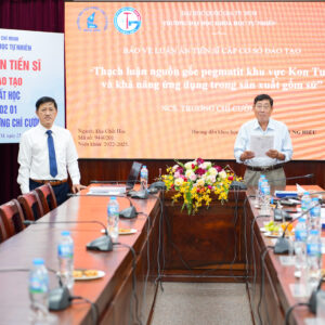 [DOCTORAL THESIS DEFENCE] DOCTORAL RESEARCHER TRƯƠNG CHÍ CƯỜNG SUCCESSFULLY DEFENDS DOCTORAL THESIS ON POTENTIAL APPLICATIONS OF KON TUM PEGMATITE IN CERAMICS MANUFACTURING