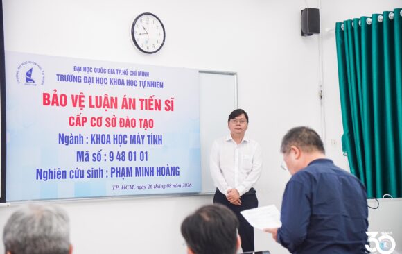 [DOCTORAL THESIS DEFENCE] DOCTORAL RESEARCHER PHẠM MINH HOÀNG SUCCESSFULLY DEFENDS DOCTORAL THESIS ON TENSOR DECOMPOSITION, DATA RECOVERY, AND COMPRESSION