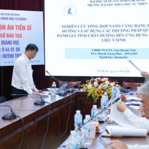 [DOCTORAL THESIS DEFENCE] DOCTORAL RESEARCHER HUỲNH TRỌNG PHÁT SUCCESSFULLY DEFENDS THESIS ON ANISOTROPIC GOLD NANOMATERIALS FOR BIOMEDICAL APPLICATIONS