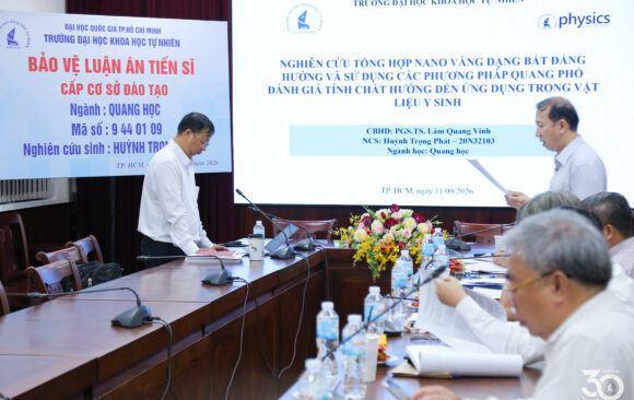 [DOCTORAL THESIS DEFENCE] DOCTORAL RESEARCHER HUỲNH TRỌNG PHÁT SUCCESSFULLY DEFENDS THESIS ON ANISOTROPIC GOLD NANOMATERIALS FOR BIOMEDICAL APPLICATIONS