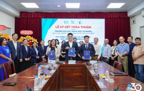 TRIPARTITE COOPERATION AGREEMENT SIGNED WITH MASIBIO LAB AND MINH SANG MANUFACTURING–TRADING COMPANY ON MATERIALS SCIENCE AND PLASTICS TECHNOLOGY