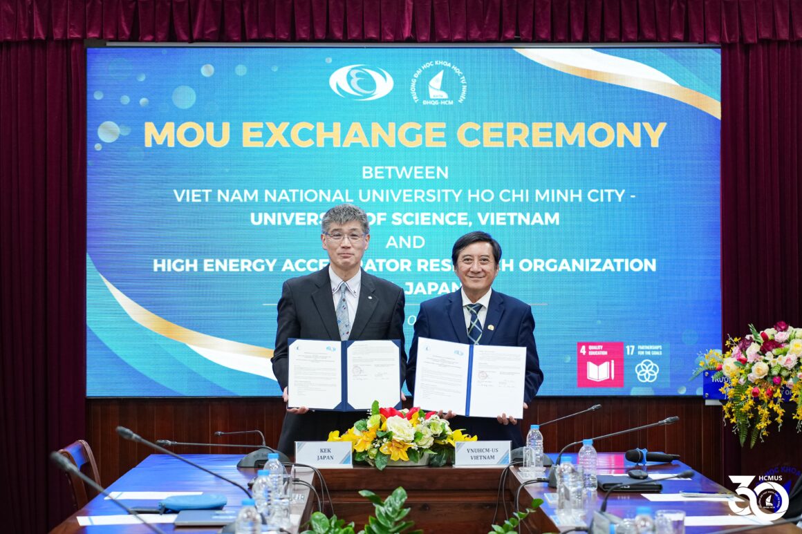 P4T00803 VNUHCM–UNIVERSITY OF SCIENCE SIGNS MOU WITH THE HIGH ENERGY ACCELERATOR RESEARCH ORGANIZATION (KEK)