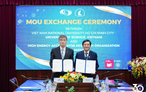 VNUHCM–UNIVERSITY OF SCIENCE SIGNS MOU WITH THE HIGH ENERGY ACCELERATOR RESEARCH ORGANIZATION (KEK)