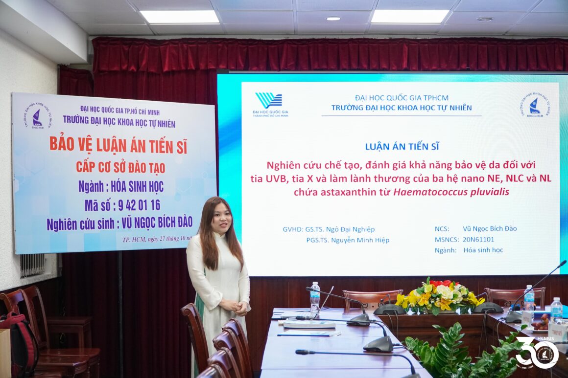 [DOCTORAL THESIS DEFENCE] DOCTORAL RESEARCHER VŨ NGỌC BÍCH ĐÀO SUCCESSFULLY DEFENDS THESIS ON LIPID-BASED NANOSYSTEMS FOR SKIN PROTECTION AND WOUND HEALING
