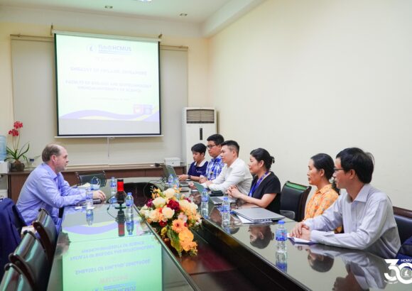 VNUHCM–UNIVERSITY OF SCIENCE MEETS WITH THE FINNISH COUNSELLOR FOR EDUCATION AND SCIENCE
